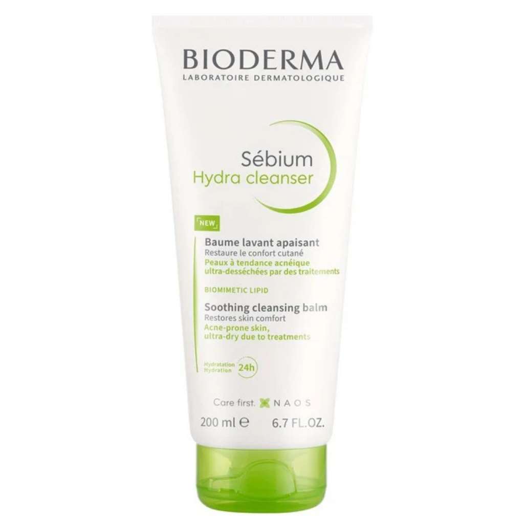 Bioderma Sebium Hydra Cleanser, Soothing Facewash For Acne Prone Skin 200ml