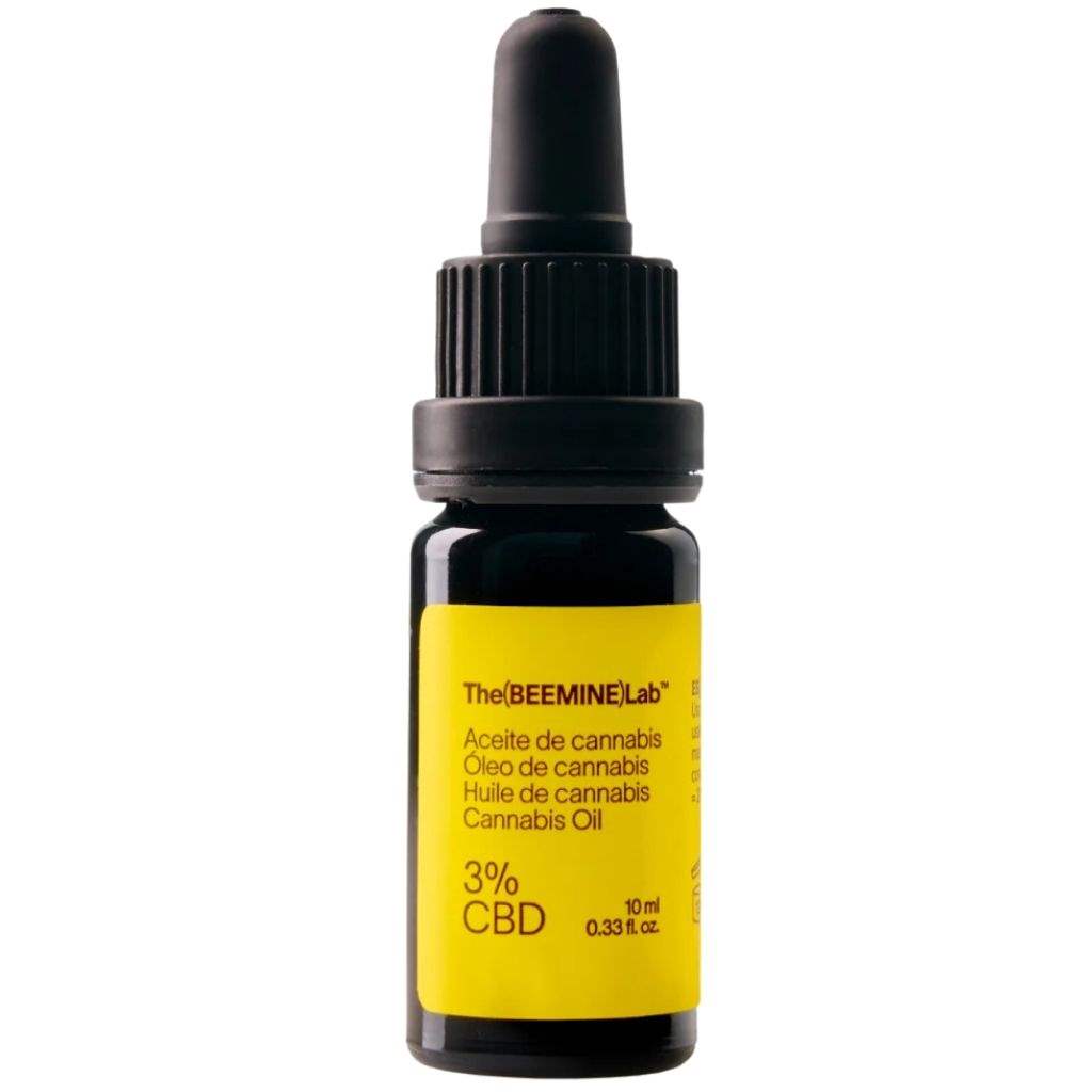 The Beemine Lab Cannabis Moisturising Facial Oil With 3% Cannabidiol 10ml