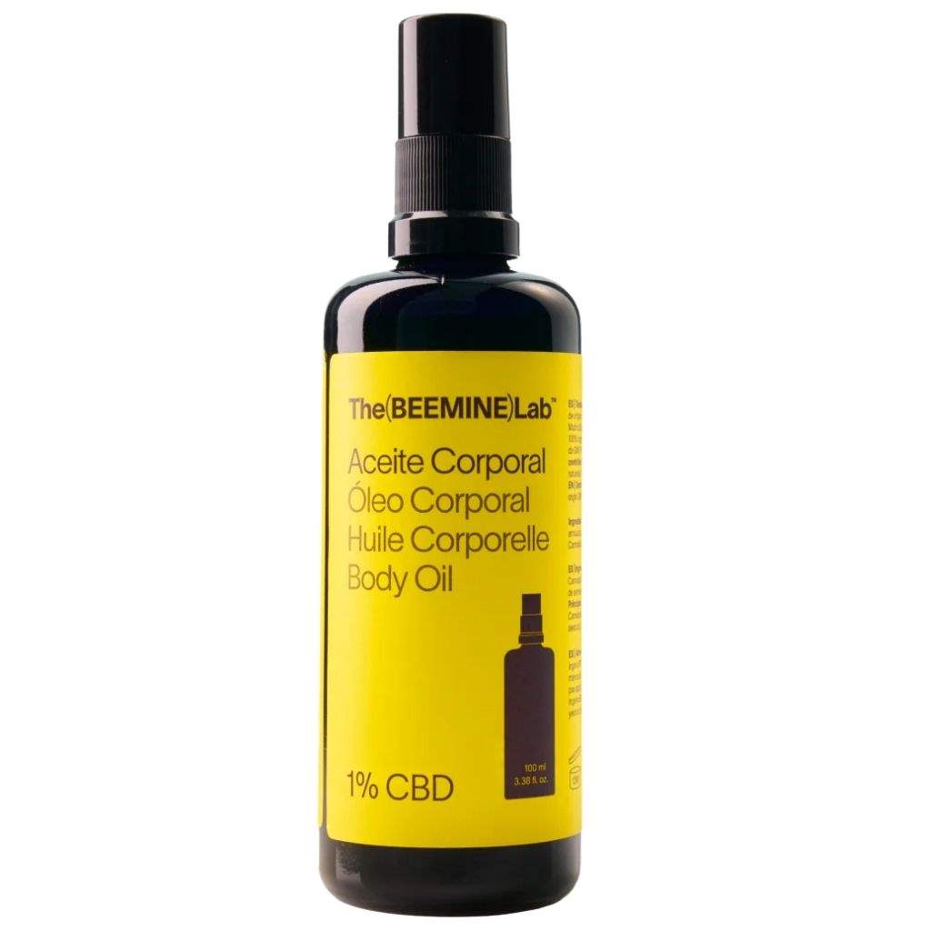 The Beemine Lab 1% Cannabidiol CBD Moisturizing Body Oil 100ml