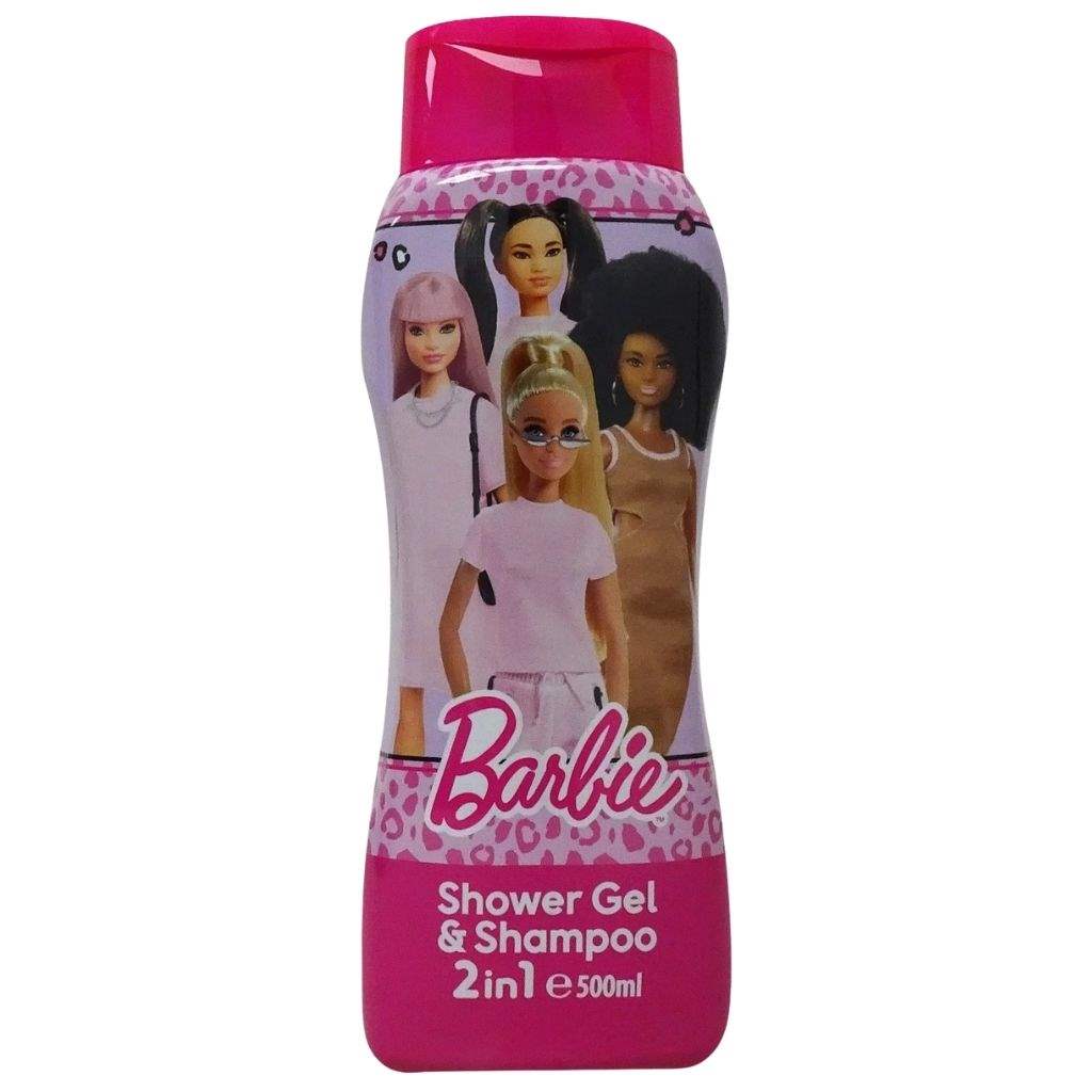 Air-Val 2 In 1 Shower Gel & Shampoo For 3+ Year Children, Barbie 500ml