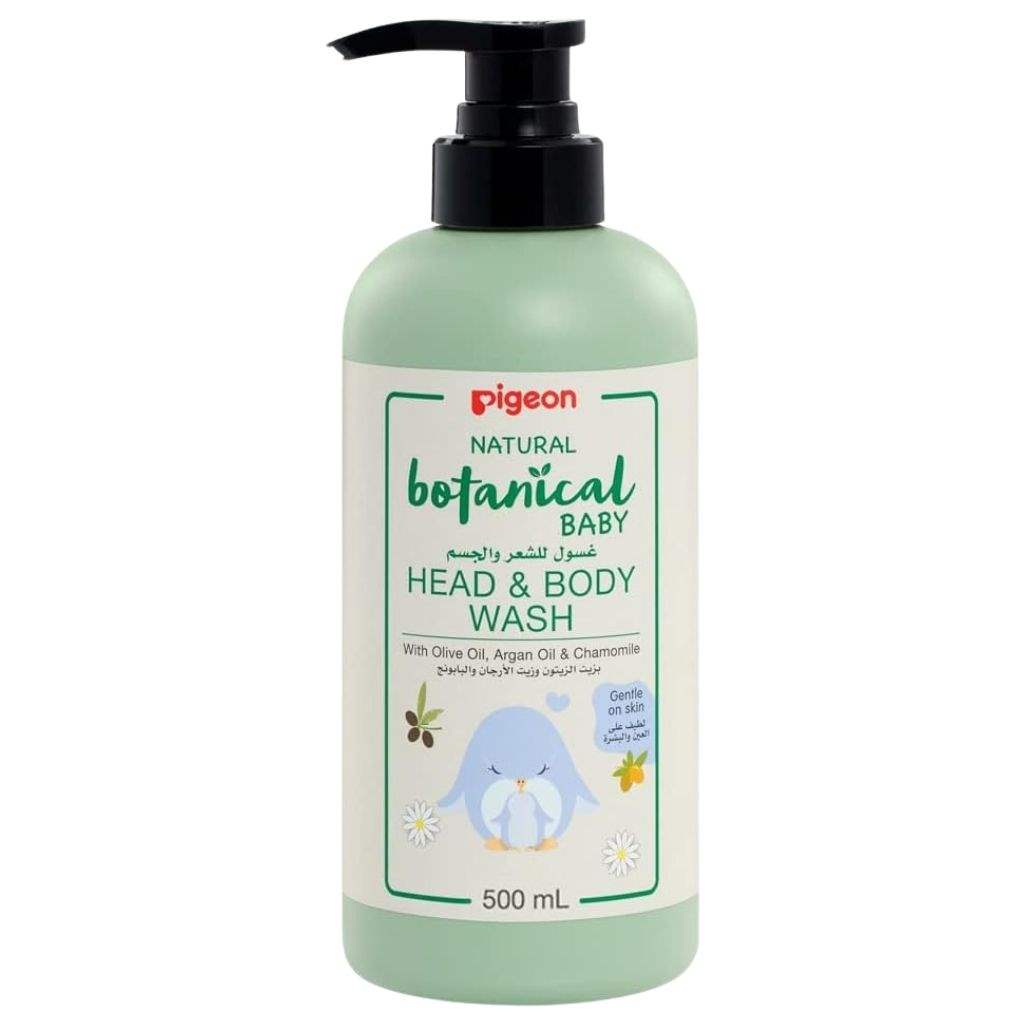 Pigeon Natural Botanical Baby Head & Body Wash 500ml