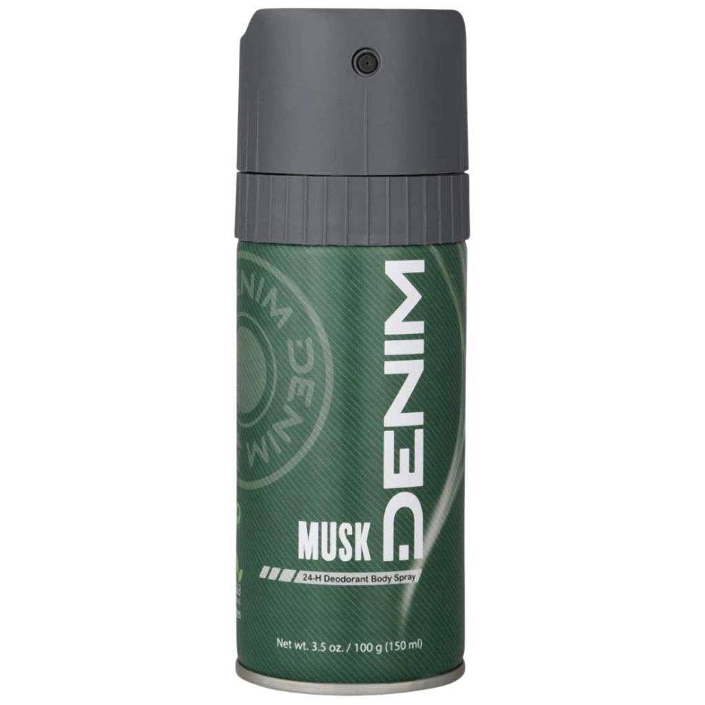 Denim 24H Deodorant Body Spray For Men, Musk 150ml