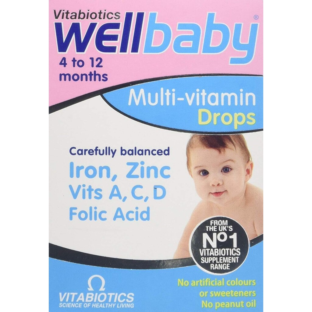 Vitabiotics Wellkid Baby Drops 30ml