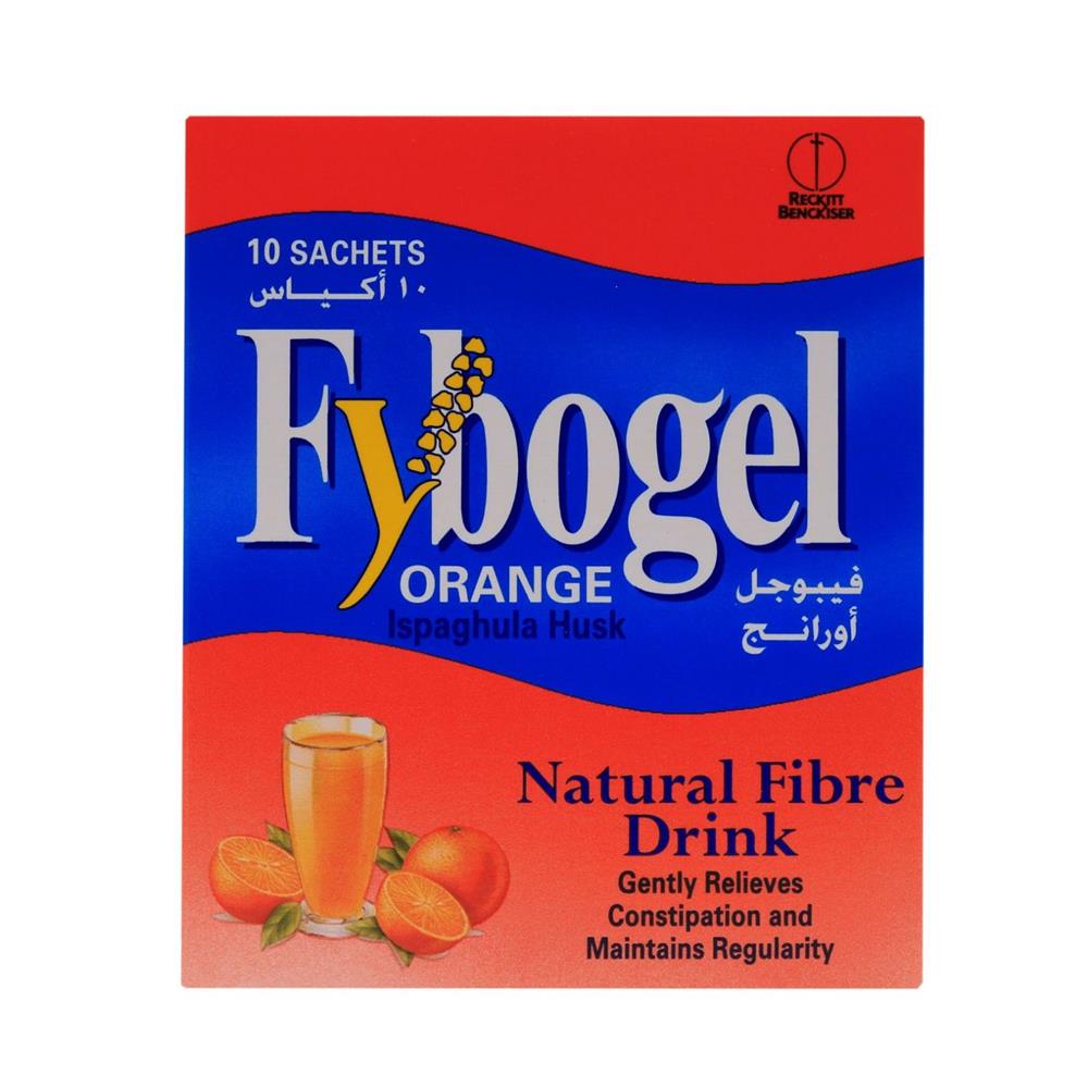 Back Image for Fybogel Orange Drink Sachets 10's