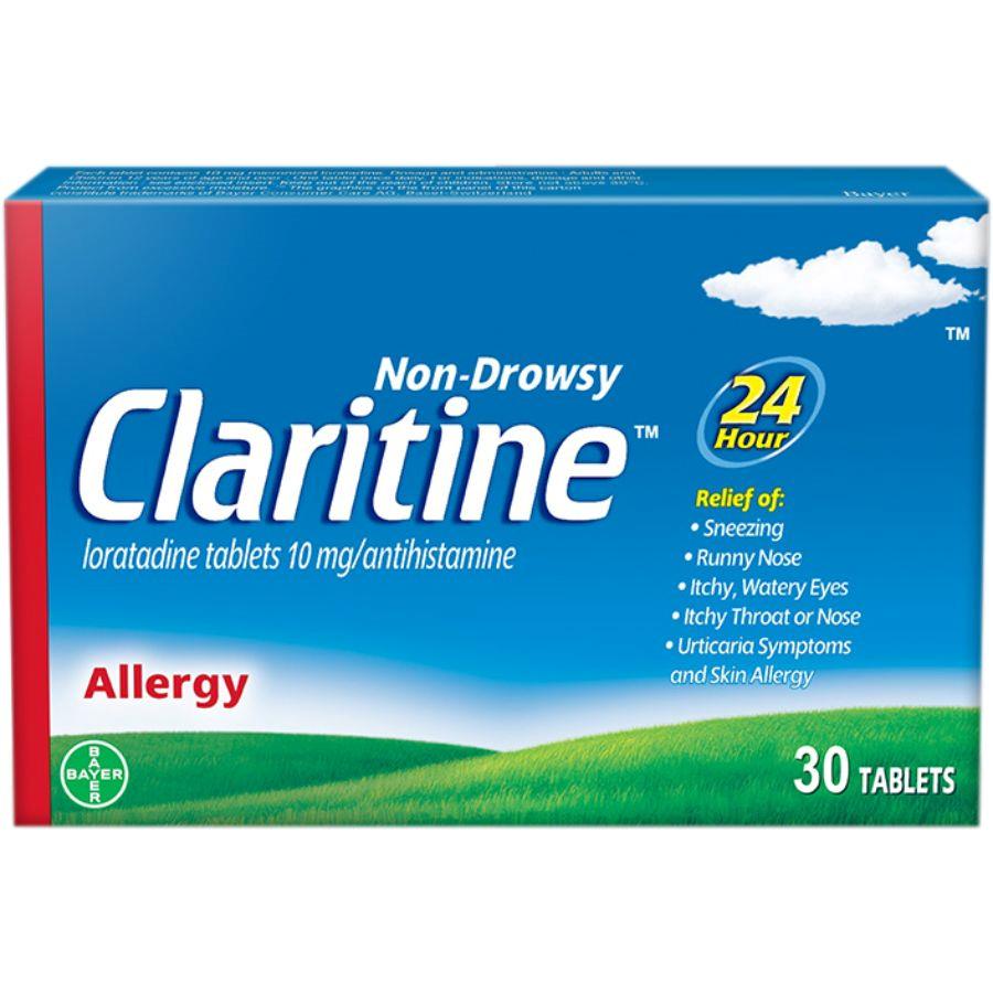 Back Image for Claritine Tablets - 24-hour Non-drowsy Allergy Relief - Loratadine 10mg, Tablets 30's