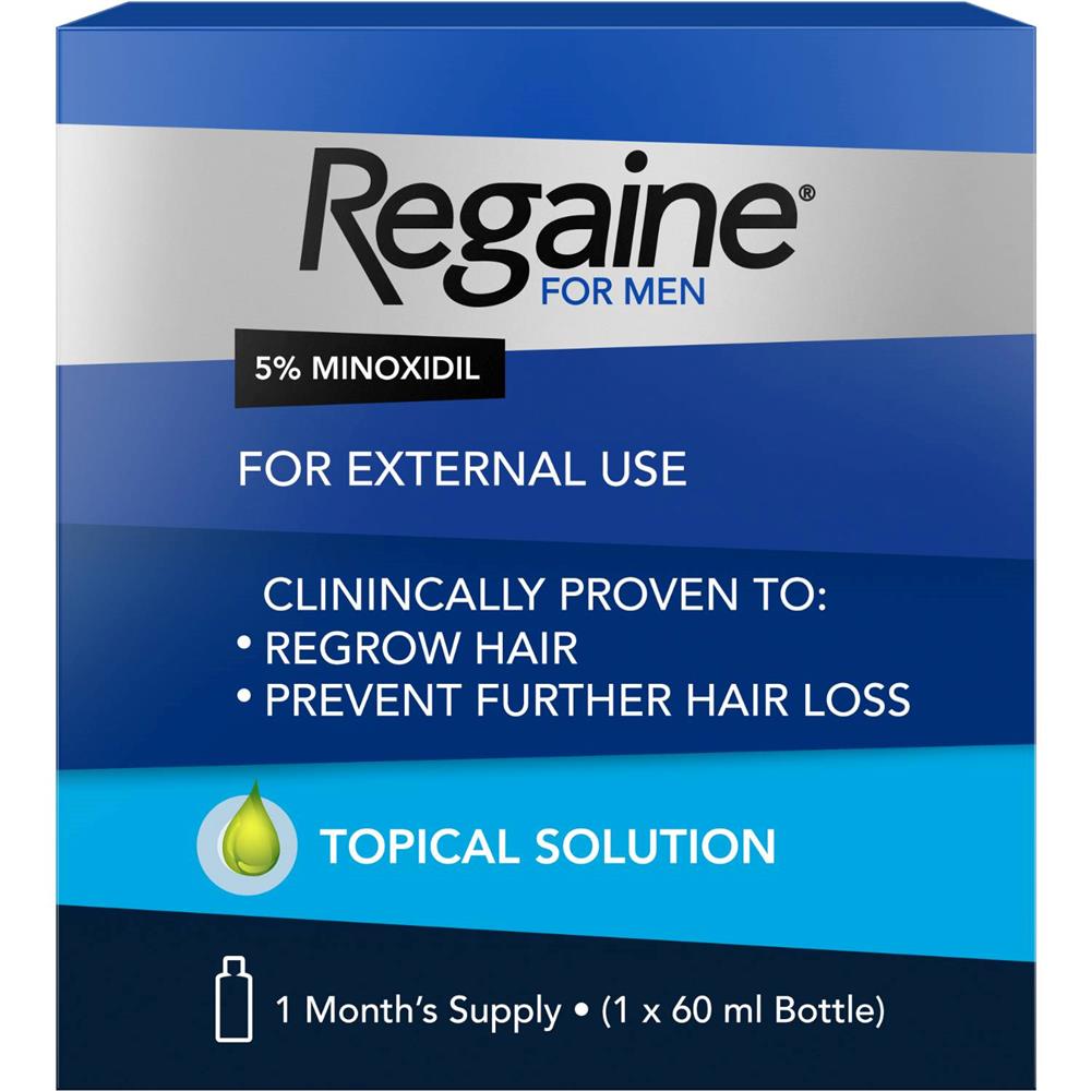 Product Image for Regaine® For Men Extra Strength Scalp Solution 5% 60ml