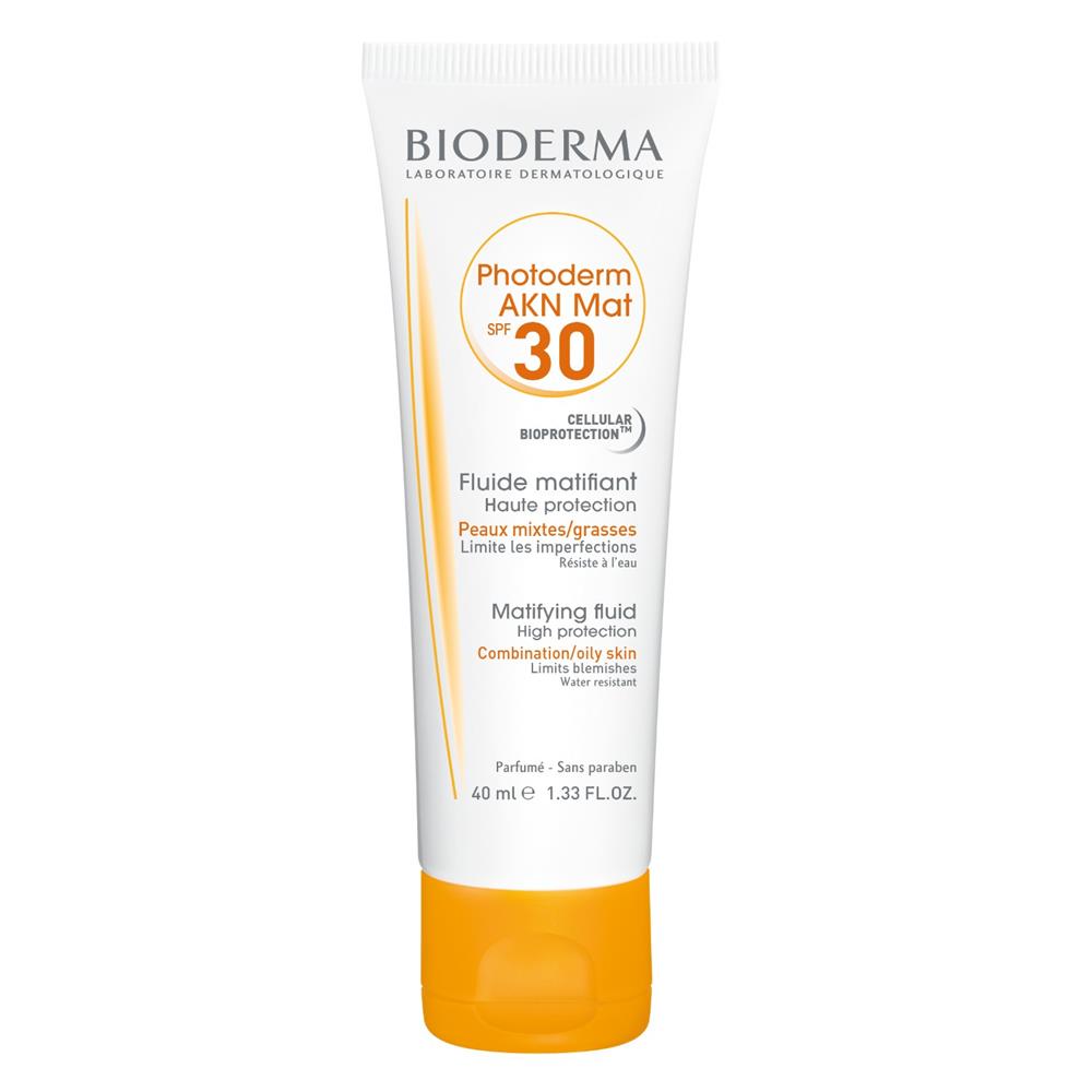 Back Image for Bioderma Photoderm AKN Mat SPF30 Fluid 40ml