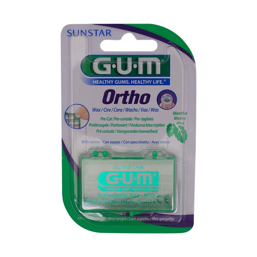 Back Image for Gum Ortho Orthodontic Wax Mint