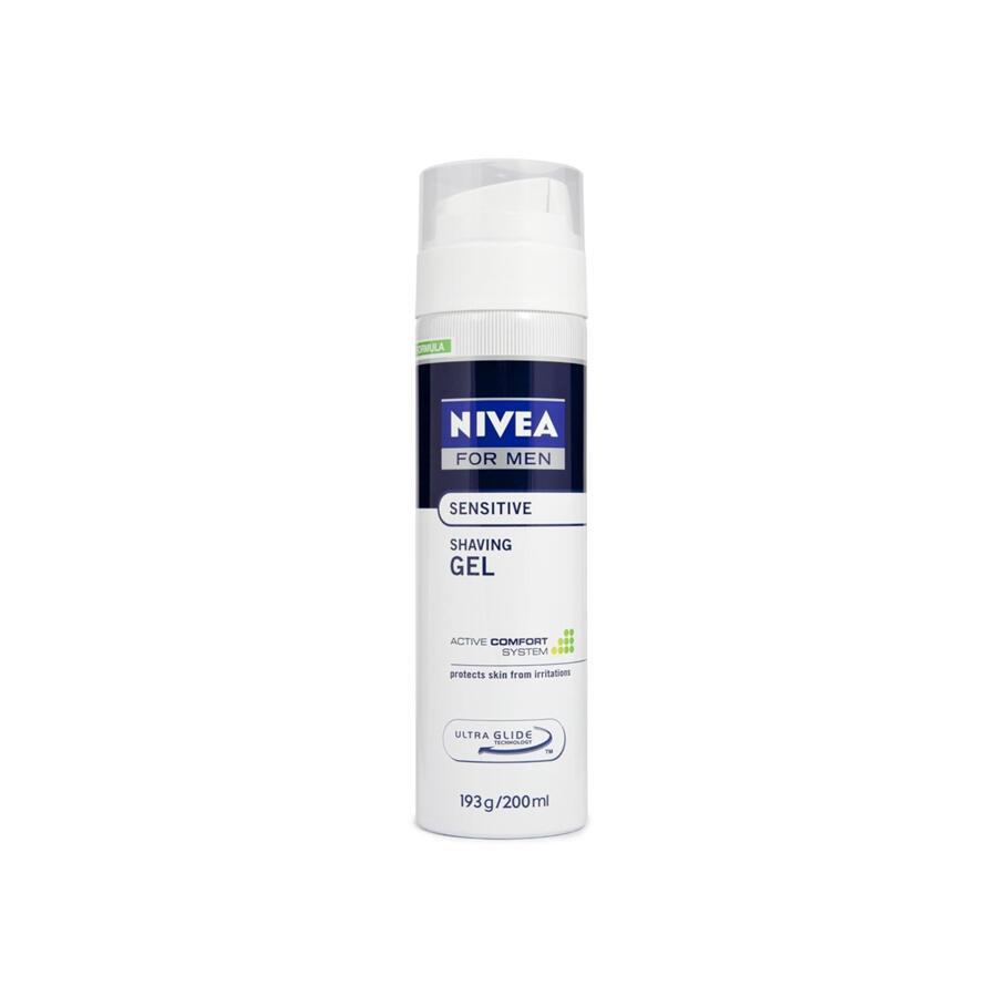 Back Image for Nivea For Men Sensitive Shaving Gel 200ml