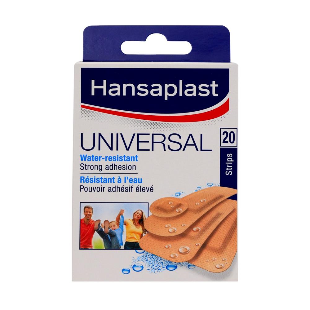 Product Image for Hansaplast Universal Water Resistant Strips 20's