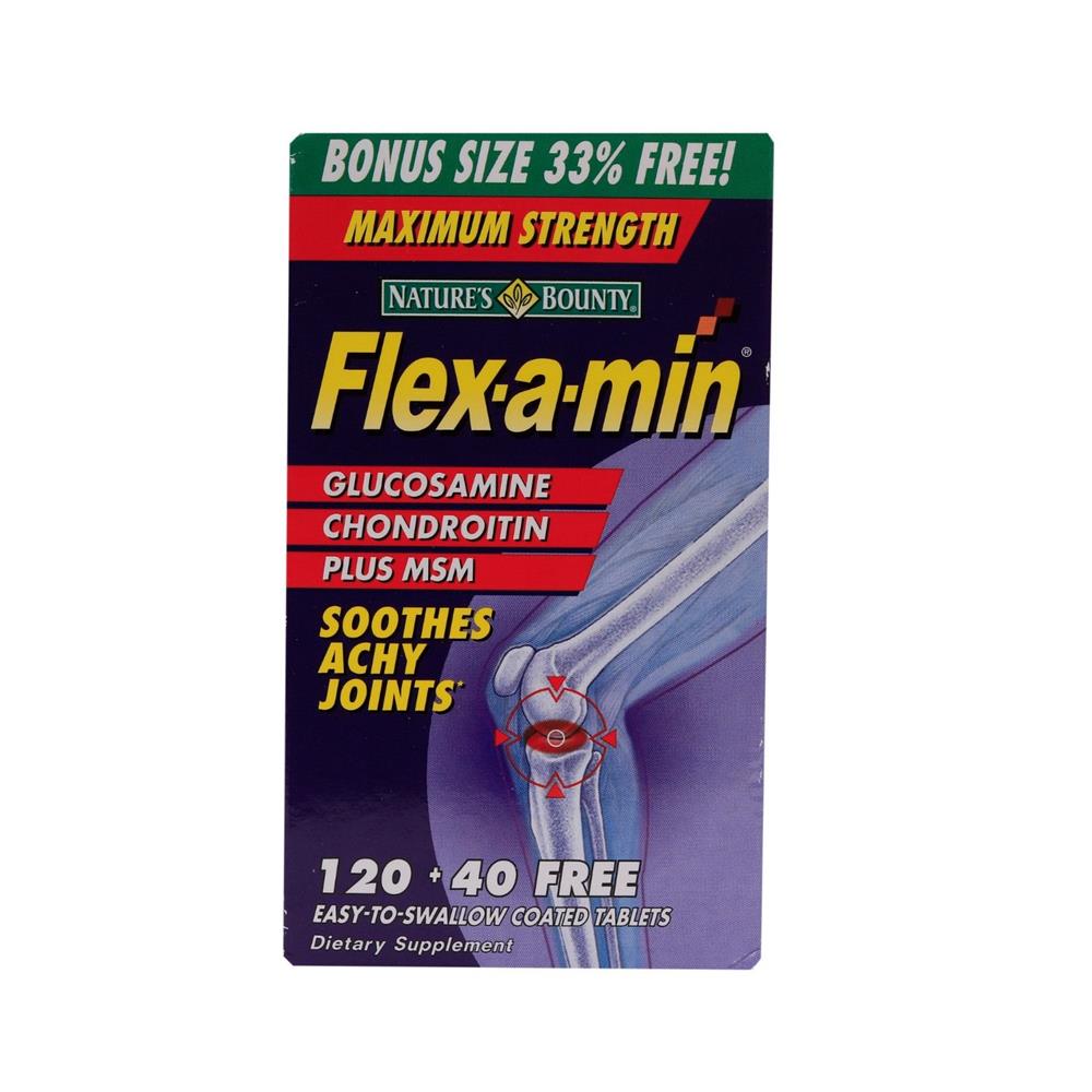 Back Image for Nature's Bounty Flex-a-min 120+40's