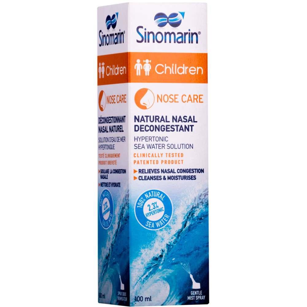 Back Image for Sinomarin Children Natural Nasal Decongestant Spray 100ml