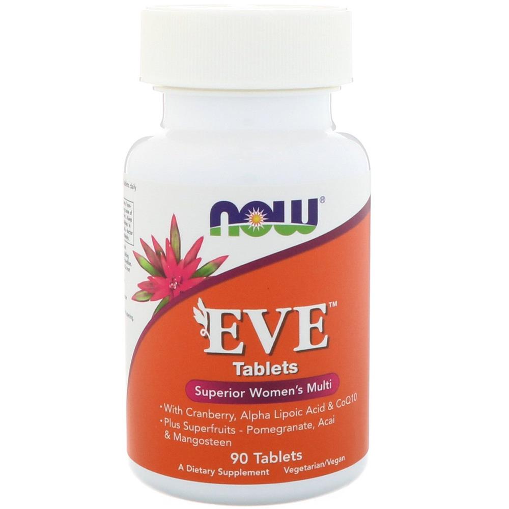 Back Image for Now Eve Superior Women's Multi Tablets 90's