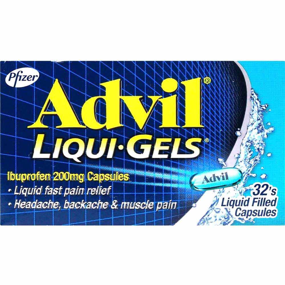 Back Image for Advil Liqui-Gels Capsules 32's