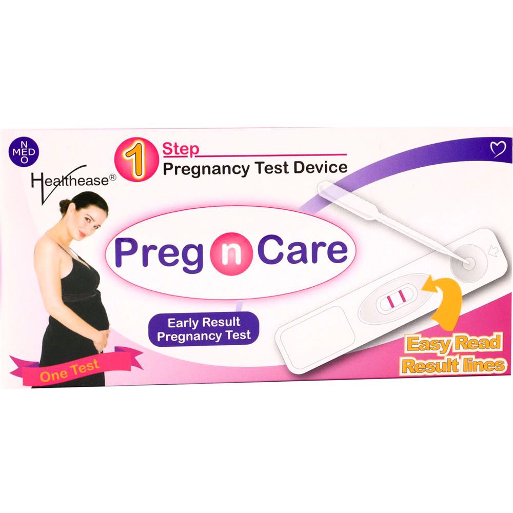 Back Image for Preg N Care Casette Pregnancy Test