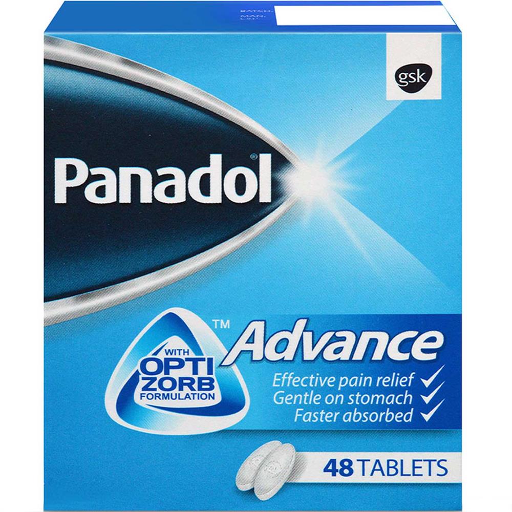 Back Image for Panadol Advance Optizorb Tablets 48's