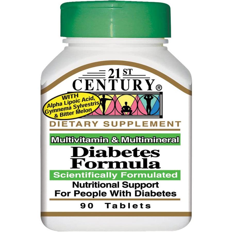 21st Century Diabetic Support Formula Tablets 90's