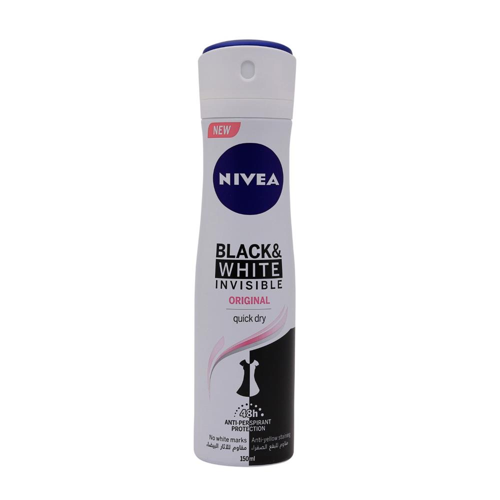 Product Image for Nivea Invisible Black & White For Women Deodorant Spray 150ml