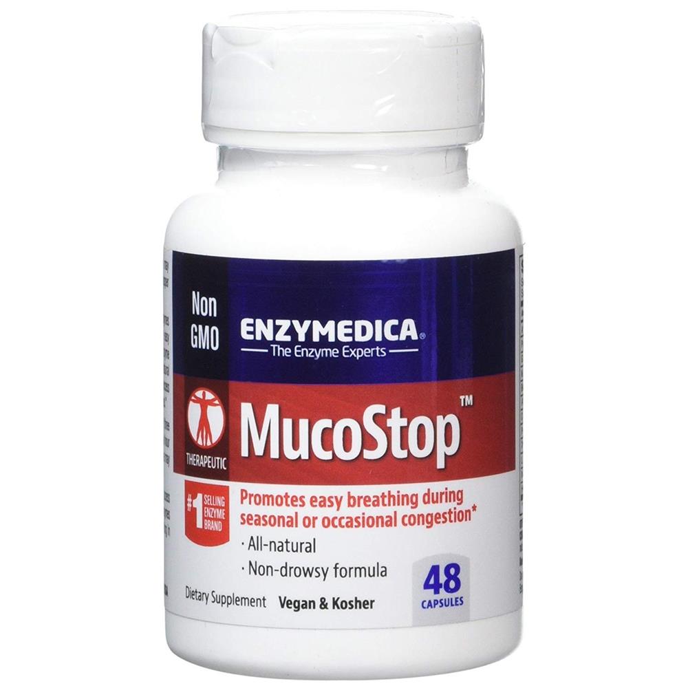 Back Image for Enzymedica Mucostop Capsules 48's