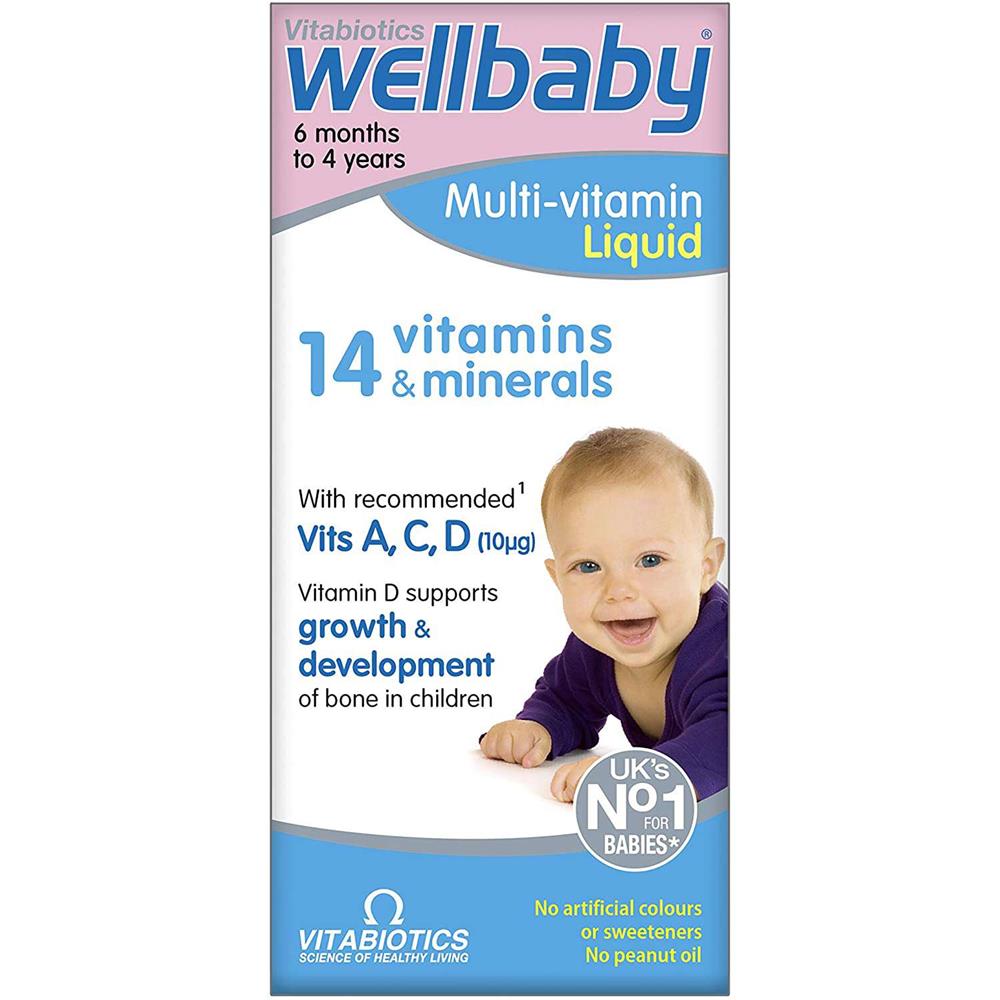 Back Image for Vitabiotics Wellbaby Infant Liquid 150ml