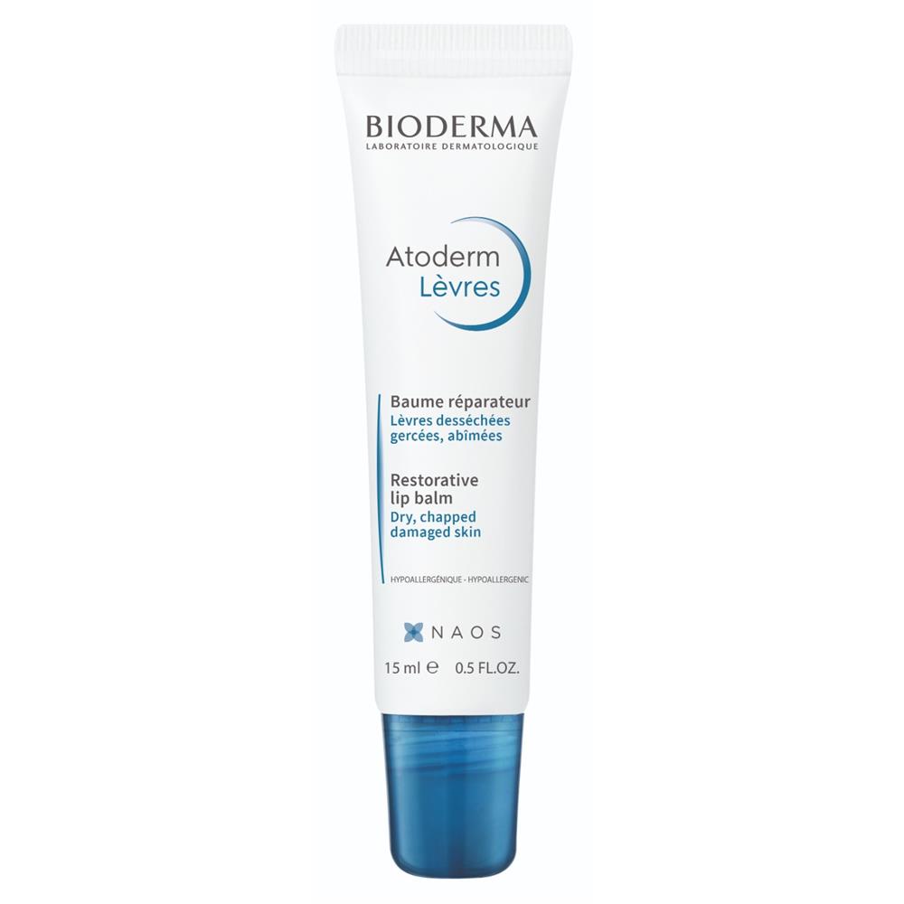 Back Image for Bioderma Atoderm Baume Levers Restorating Lip Balm 15ml