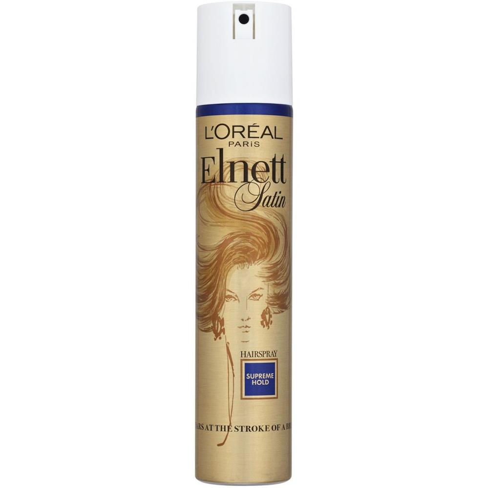 L'Oreal Paris Elnett Satin Hairspray Supreme Hold 200ml