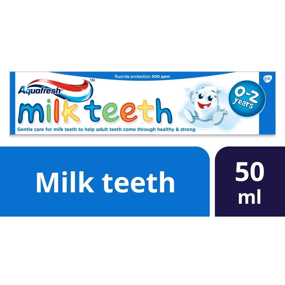 Back Image for Aquafresh Milk Teeth Soft Bristles Toothpaste 50ml
