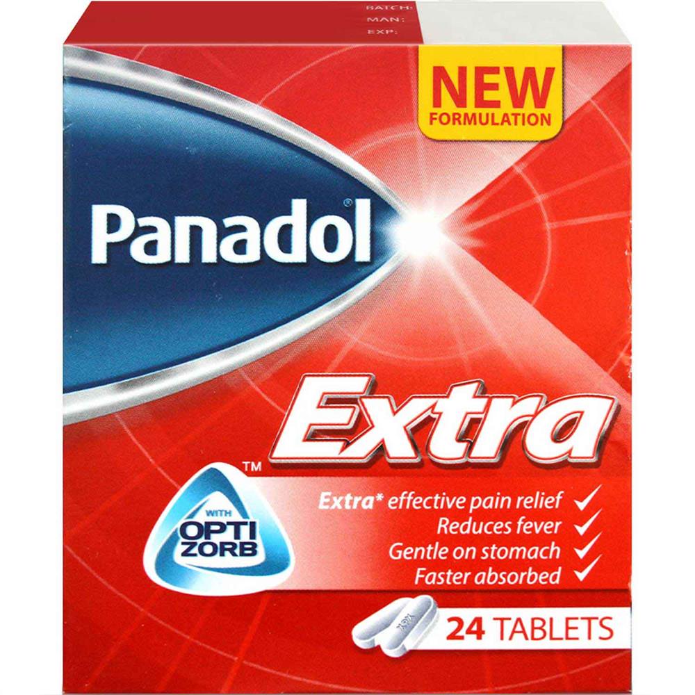 Back Image for Panadol Extra Optizorb Tablets 24's