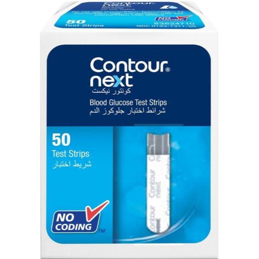 Ascensia Contour Next Blood Glucose Test Strips 50's
