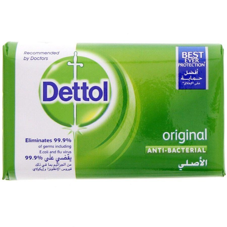 Back Image for Dettol Original Anti-Bacterial Soap 165g