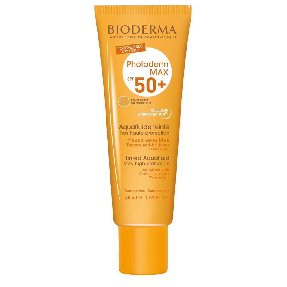 Bioderma Photoderm Max Aquafluid SPF50+ Golden Tinted Sunscreen 40ml