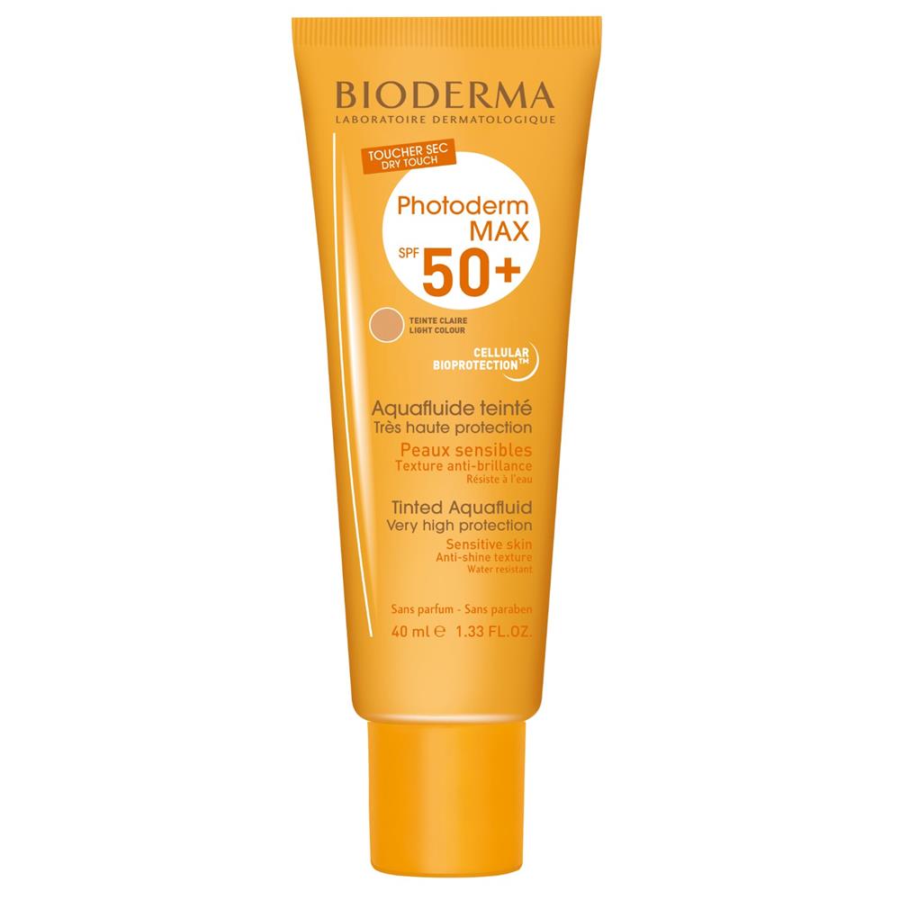 Back Image for Bioderma Photoderm Max SPF50+ Light Tinted Aquafluid 40ml
