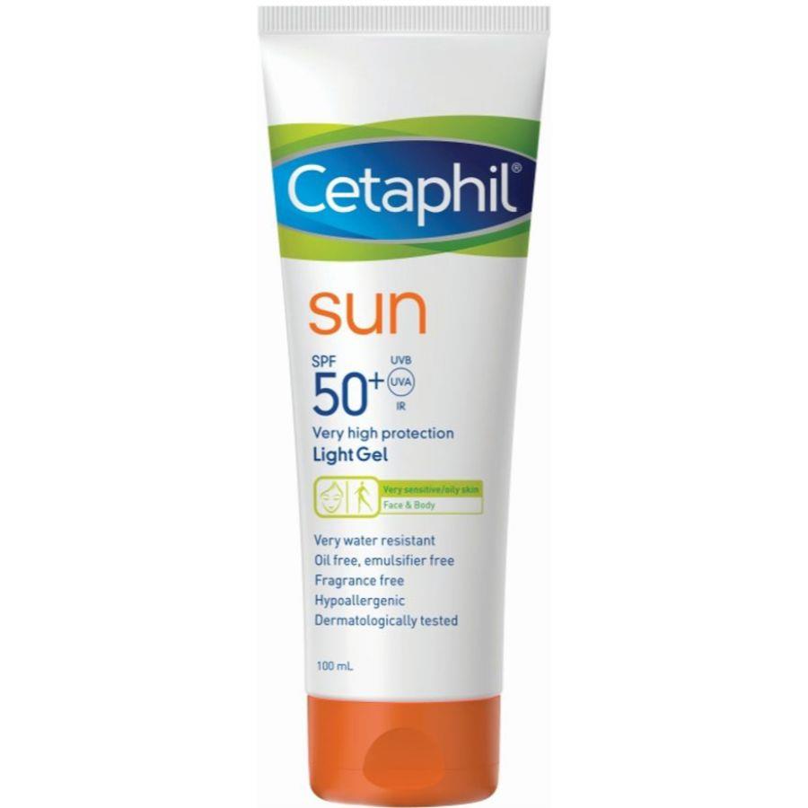Cetaphil Sun SPF 50+ Water Resistant Light Gel Sunscreen 100ml