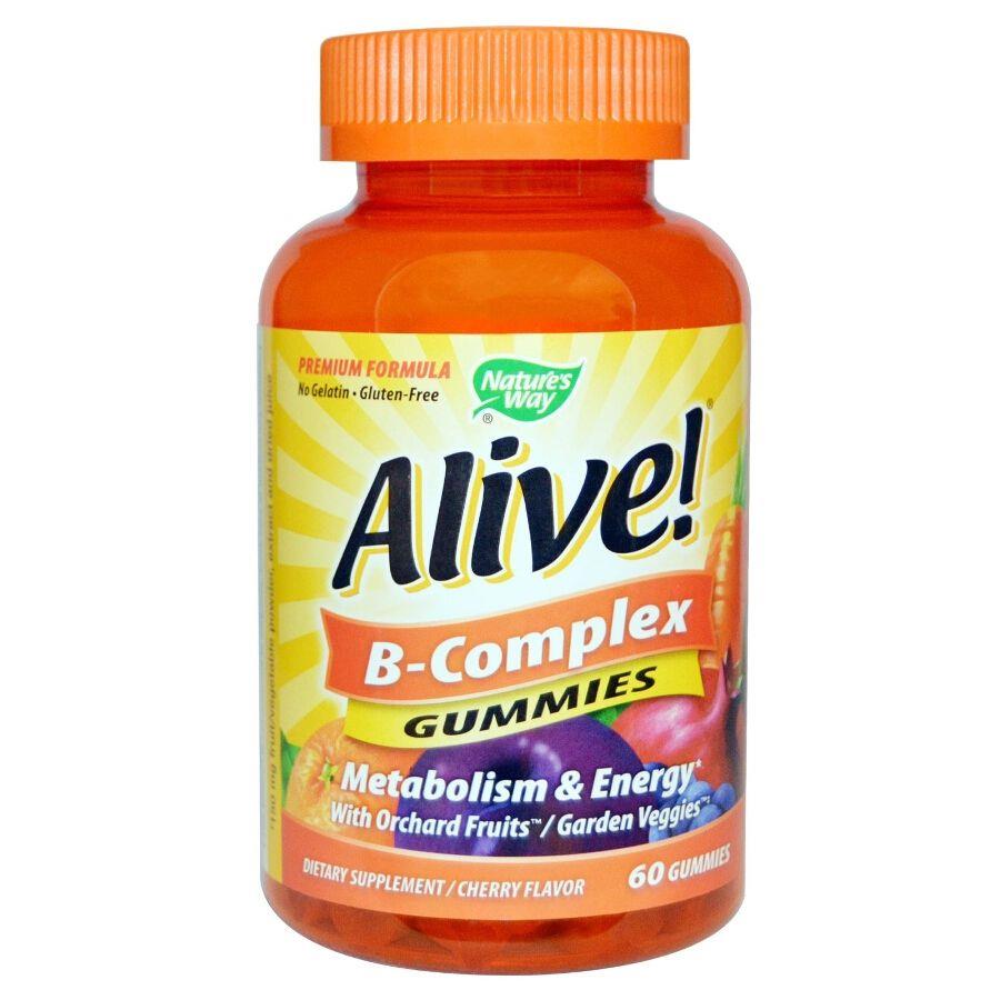 Product Image for Nature's Way Alive B-Complex Cherry Flavor Gummies 60's