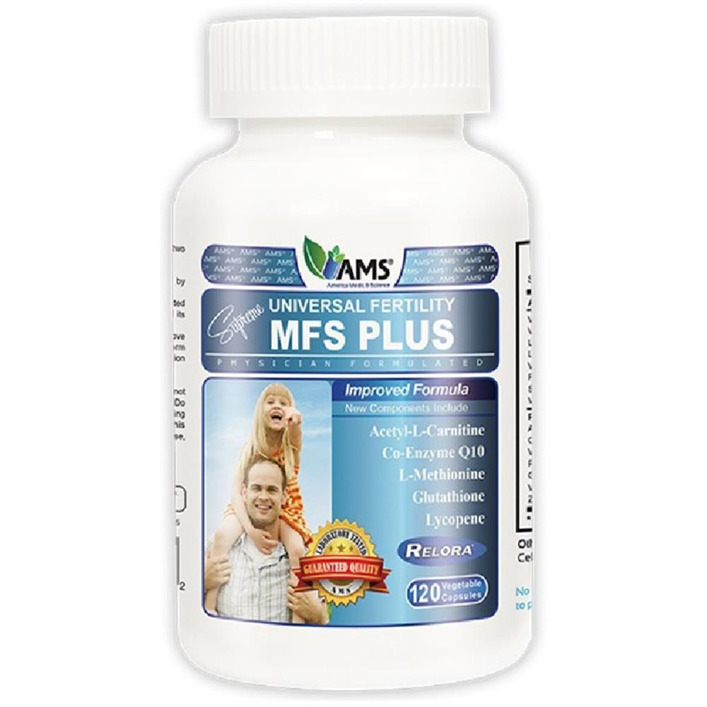 AMS MFS Plus Capsules, Fertility Supplements For Men, Pack of 120's