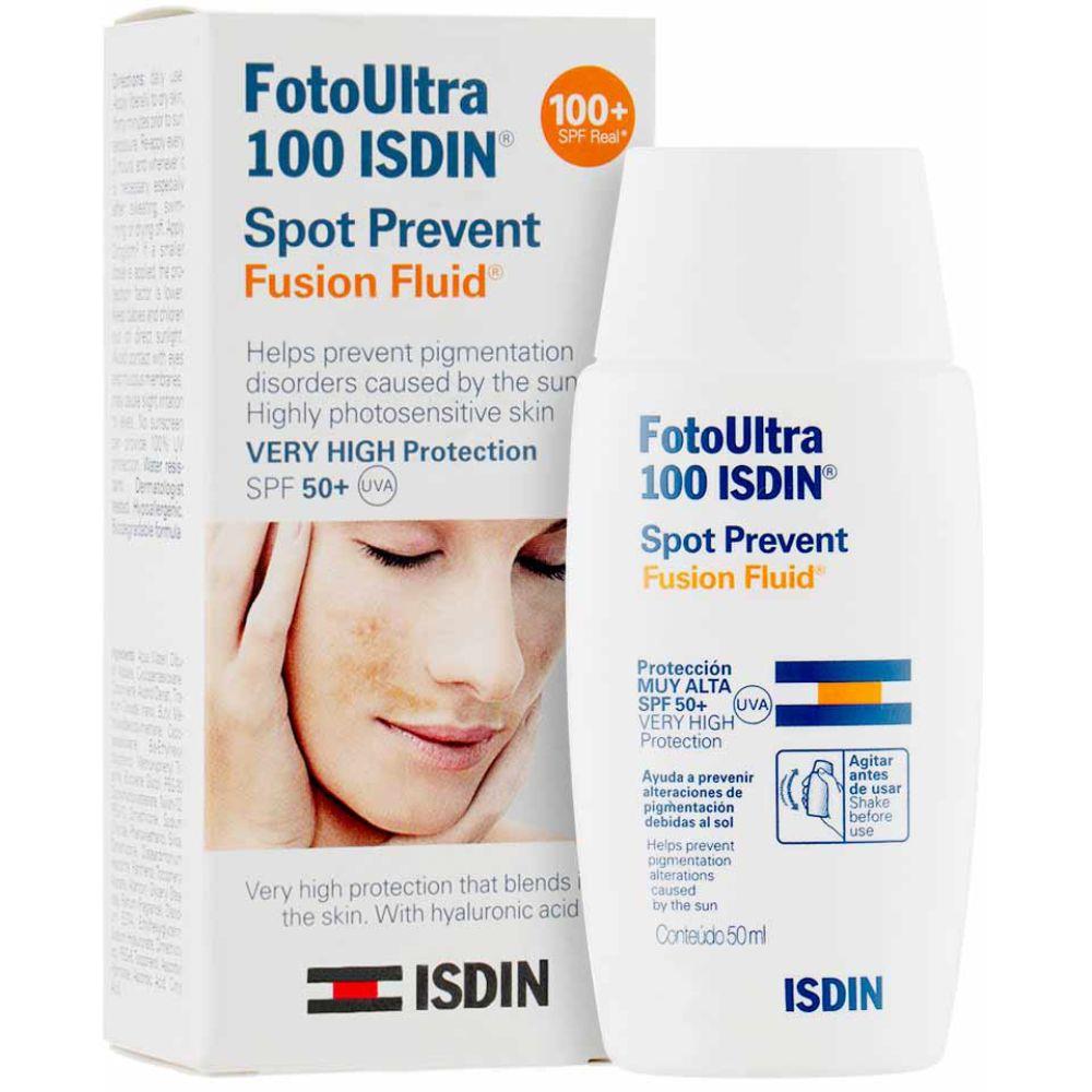 Isdin FotoUltra 100 Spot Prevent SPF 50+ Fusion Fluid Sunscreen 50ml