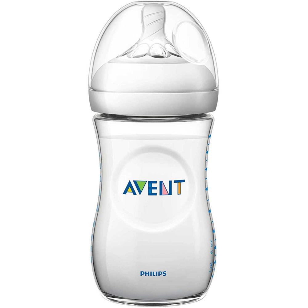 Back Image for Philips Avent Natural Feeding Bottle 260ml