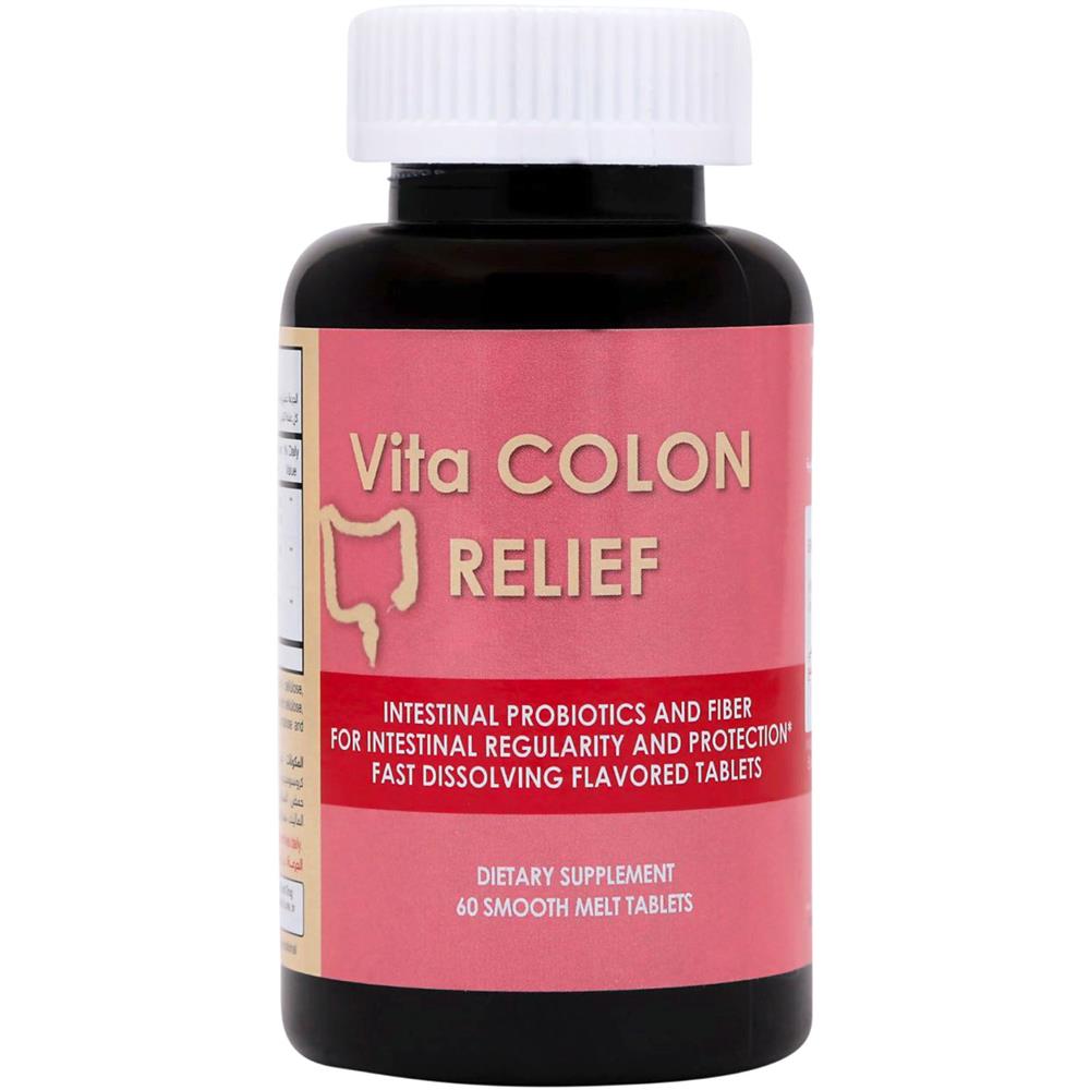 Side Image for Vita Colon Relief Smooth Melt Tablets 60's