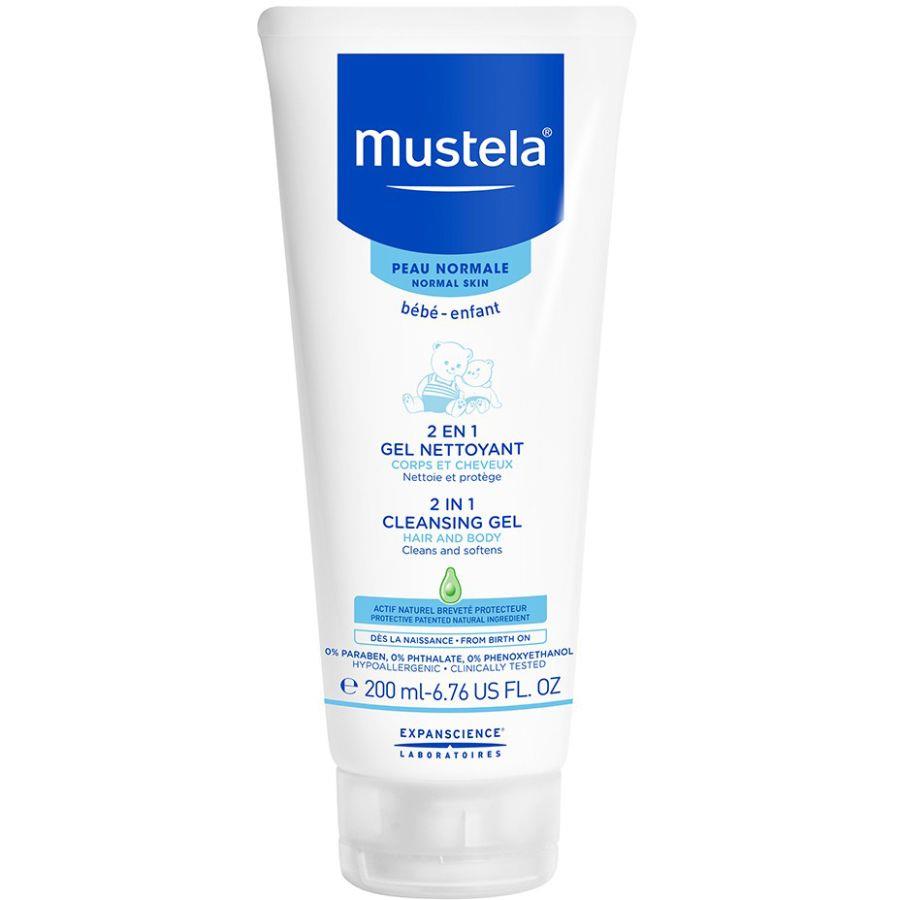 Mustela Baby 2 In 1 Cleansing Gel For Normal Skin 200ml