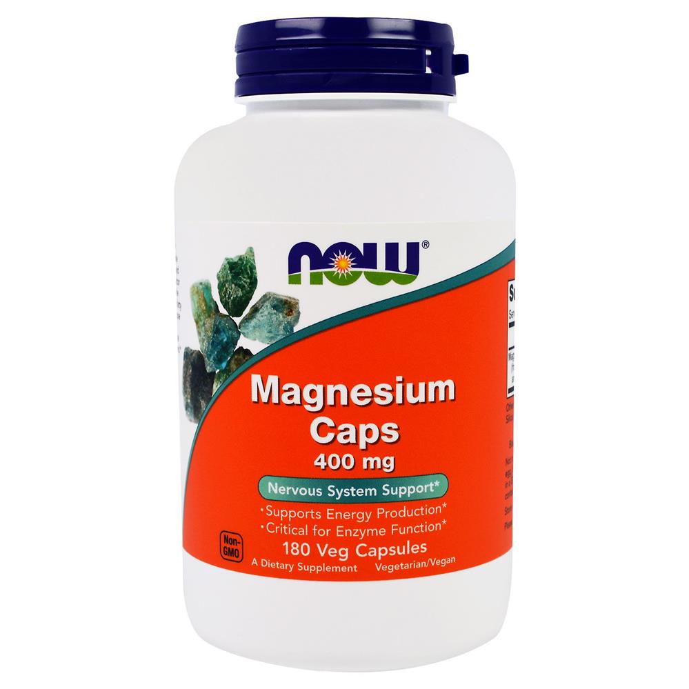 Product Image for Now Magnesium Caps Veg Capsules 180's