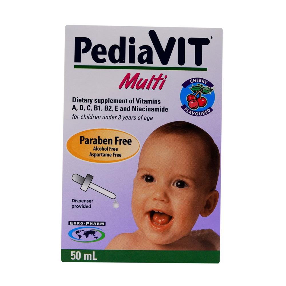 Side Image for Pediavit Multi Vitamin Oral Solution 50ml