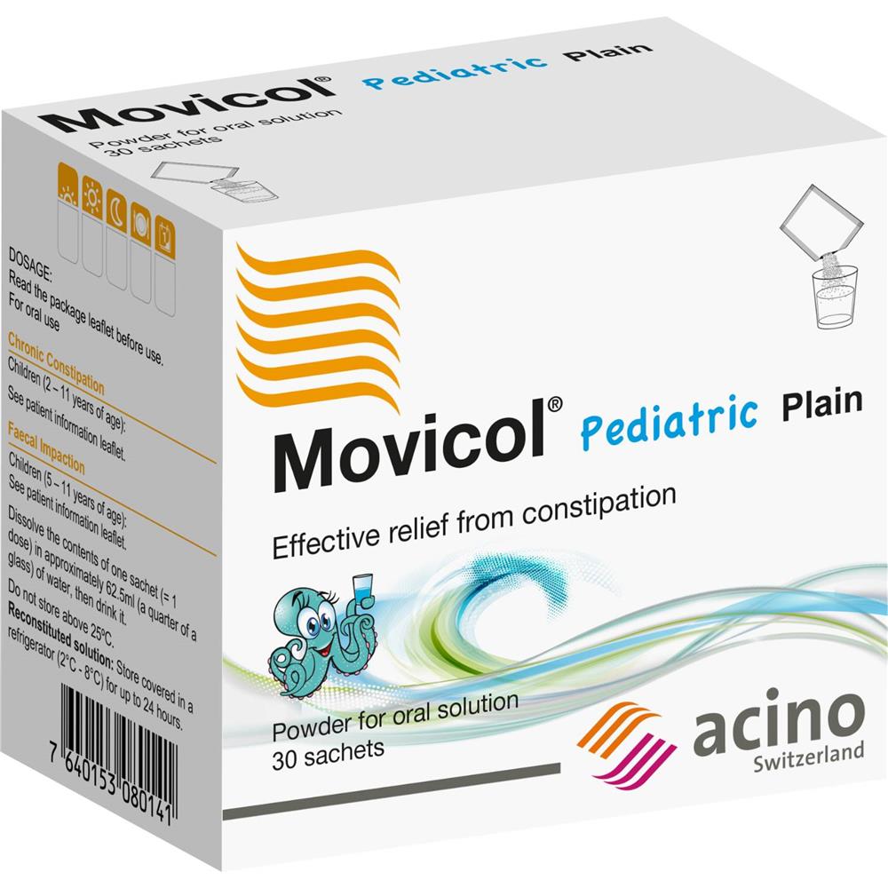 Movicol Paediatric Plain Sachet 6.9g 30's