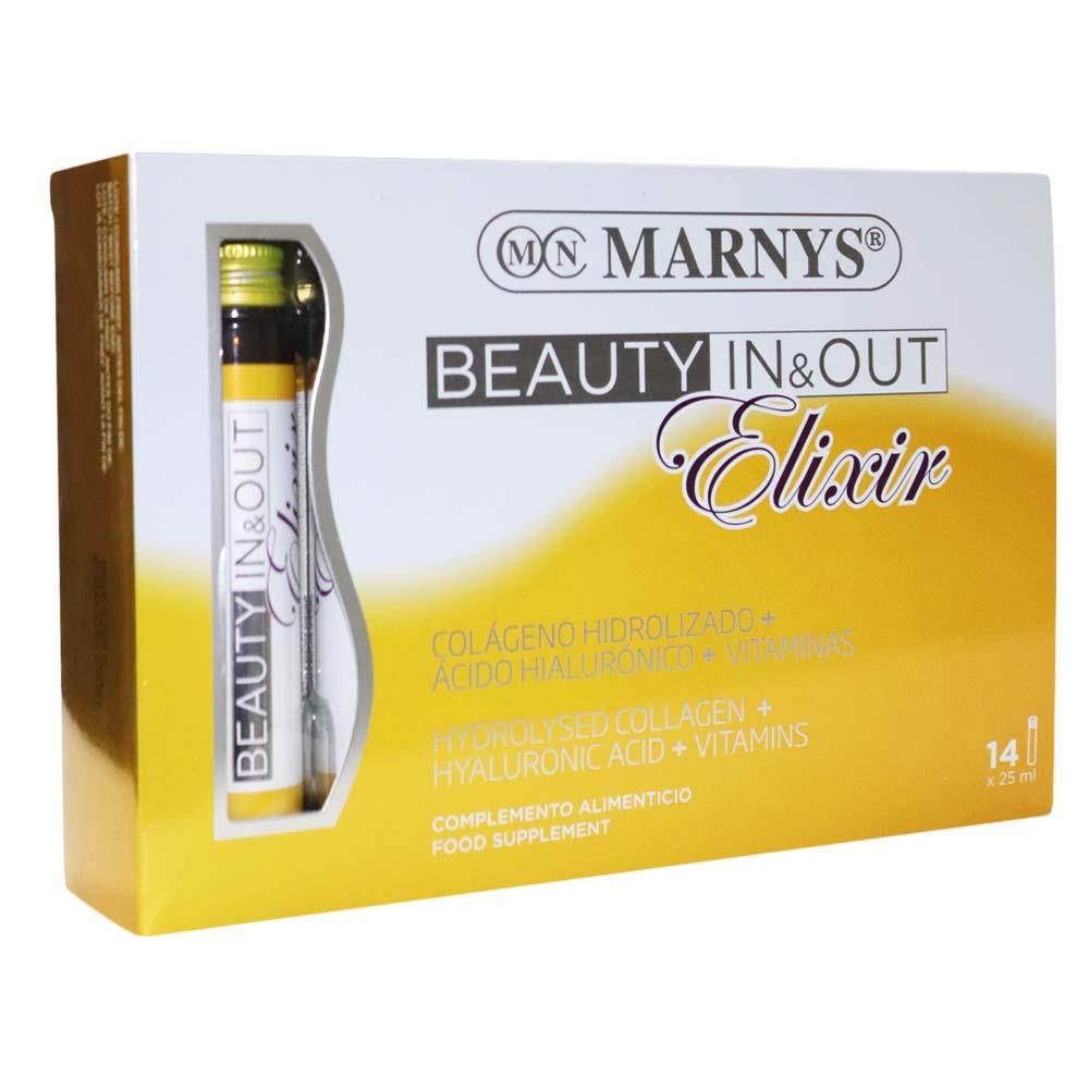 Back Image for Marnys Beauty In & Out Elixir 25ml, Vials 14's