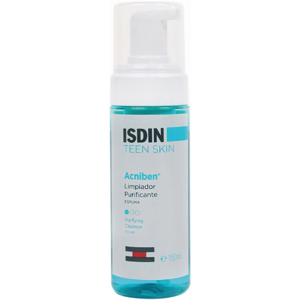 Back Image for Isdin Teen Skin Acniben Purifying Cleanser Foam 150ml