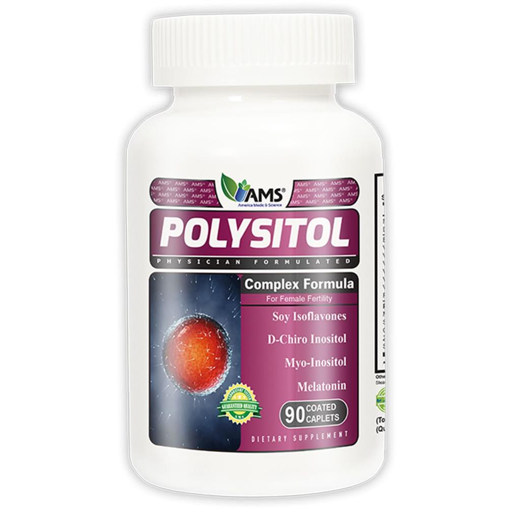 AMS Polysitol Caplets, Fertility Supplement For Women, Pack of 90's