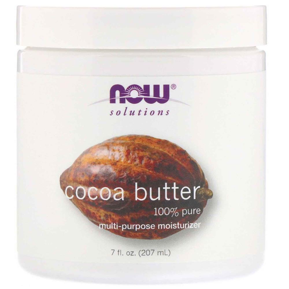 Back Image for Now Cocoa Butter 100% Pure Multi Purpose Moisturizer 207ml