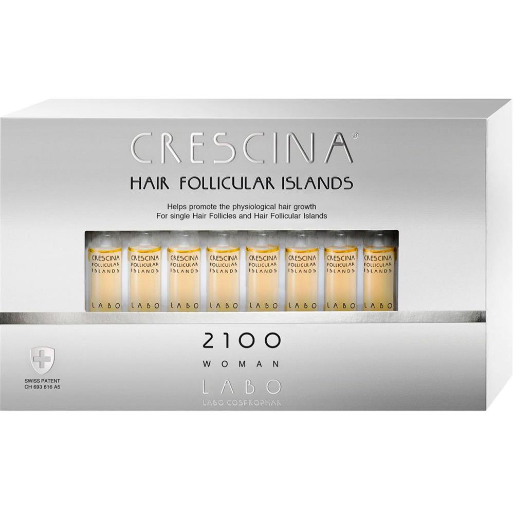 Product Image for Crescina Transdermic Follicular Islands Re-Growth 2100 Hair-Loss Woman Vials 20's