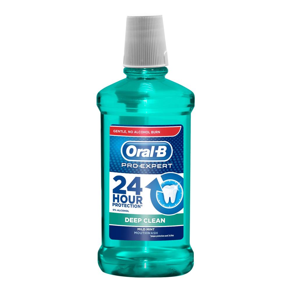 Back Image for Oral-B Pro Expert Deep Clean Mild Mint Mouthwash 500ml