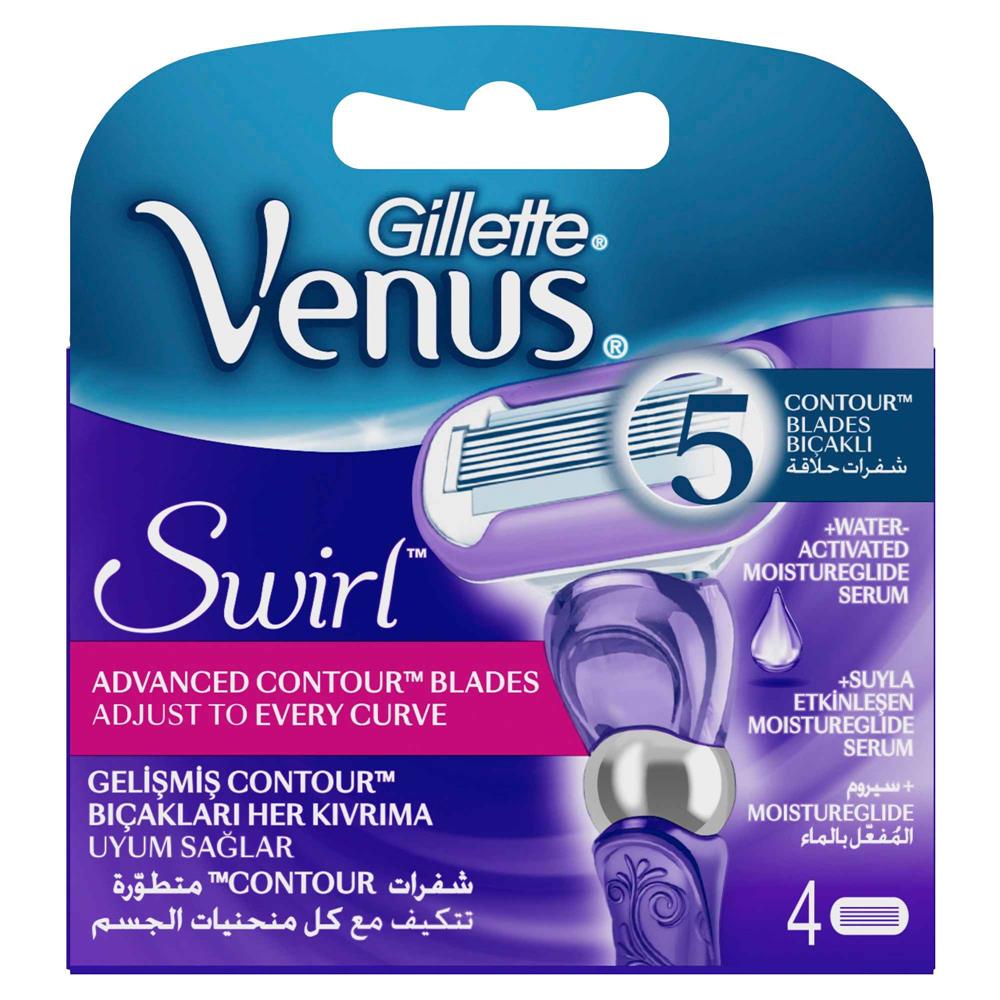 Back Image for Gillette Venus Swirl Flexiball Women's Refills 4's