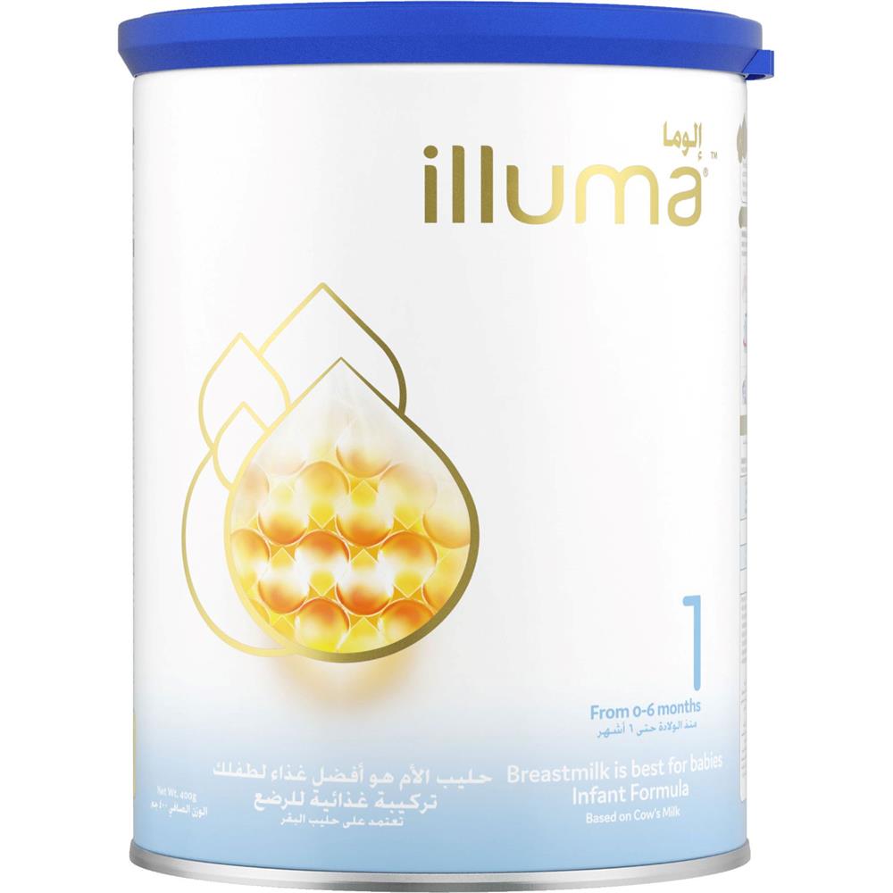 Back Image for Wyeth Illuma HMO Stage 1 0-6 Months Super Premium Starter Infant Formula 400g